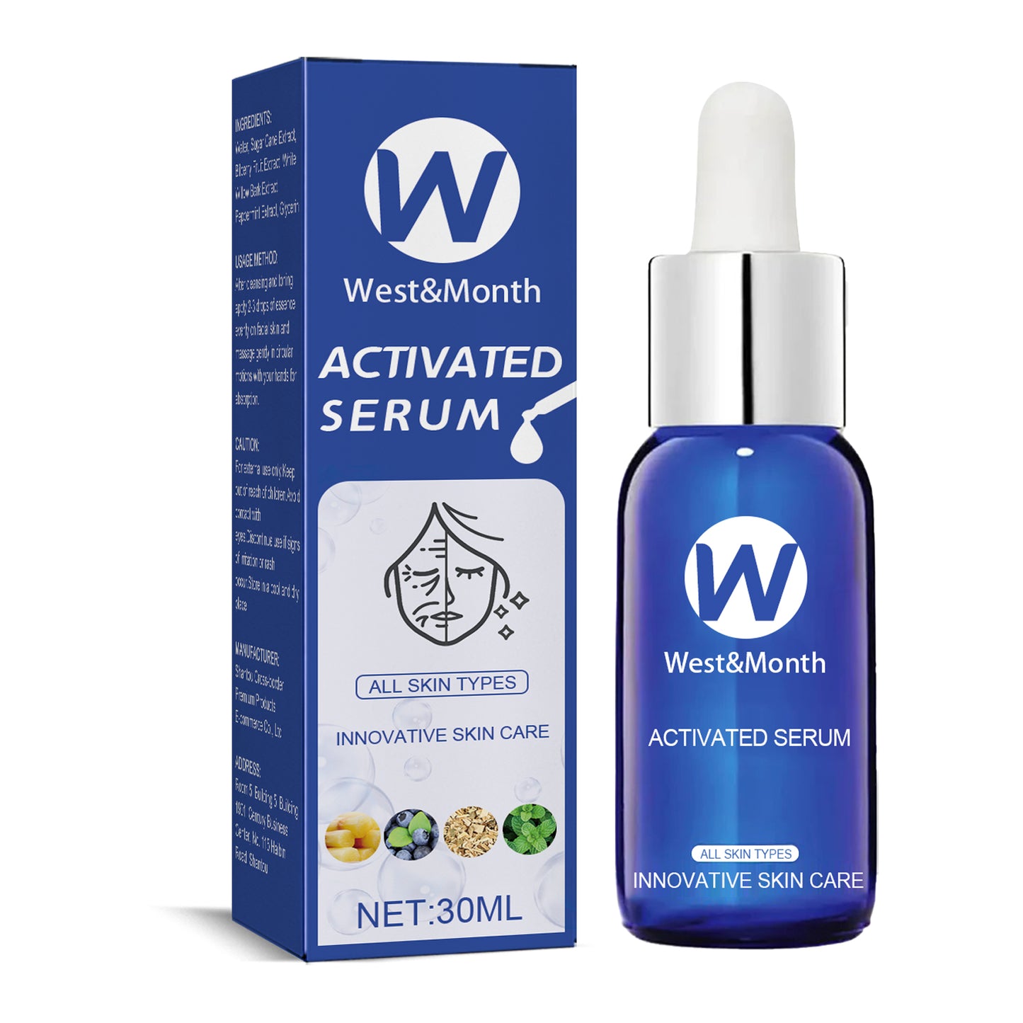 Facial Treatment Essence, Improve Fine Lines Lifting And Shrink Pore Acne Repair Moisturizing Essence