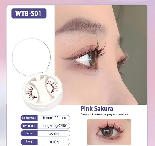 Natural Thick Portable Adhesive Free Eyelash Magnetic Suction Eyelash Style