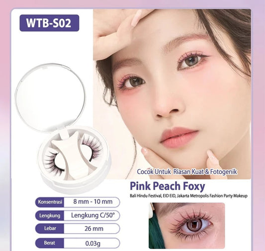 Natural Thick Portable Adhesive Free Eyelash Magnetic Suction Eyelash Style