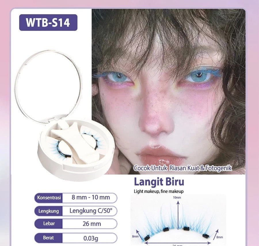 Natural Thick Portable Adhesive Free Eyelash Magnetic Suction Eyelash Style