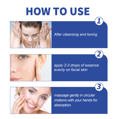 Facial Treatment Essence, Improve Fine Lines Lifting And Shrink Pore Acne Repair Moisturizing Essence